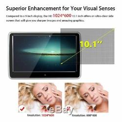 10.1 inch LCD HD Touch Screen Car Headrest DVD Player FM SD IR USB Game Player