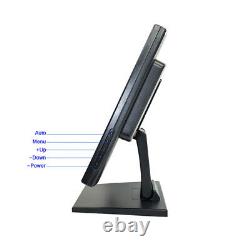 15 LCD Touch Screen Monitor VGA POS Cash Register Display For Retail Restaurant