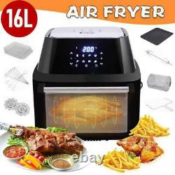 16L Air Fryer Healthy Frying Cooker LCD Touch Digital 8 Function Kitchen Oven