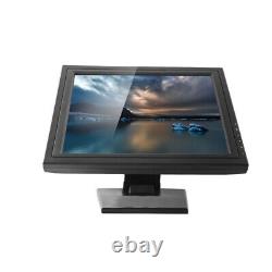 17 Inch LCD Touch Screen Monitor Display USB Multimedia VGA Retail POS Stand NEW