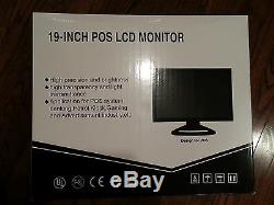 19 5-Wire Touchscreen LCD VGA 19 inch Touch Screen Monitor POS USA Seller