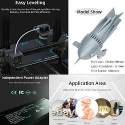 3D Printers DIY Kit Full Metal Large Printing Touch Screen LCD Filaments SD US