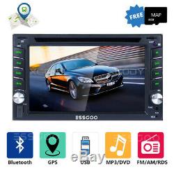 6.2 in In-dash Car Stereo Radio DVD LCD Player BT SAT NAV Compatible Double DIN