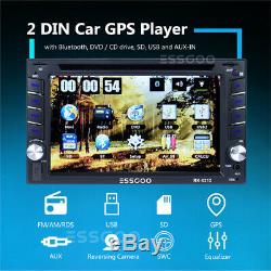 6.2 in In-dash Car Stereo Radio DVD LCD Player BT SAT NAV Compatible Double DIN