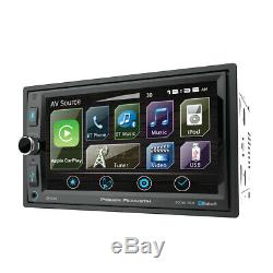 6.5 Bluetooth Radio AM/FM MP3 USB Apple Car Play Double Din LCD Touch Screen