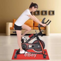 AW Spin Exercise Bike Cardio Workout Home Fitness LCD Bicycle Black INCD VAT