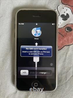 Apple iPhone 1st Generation 8GB Black A1203 (GSM) RARE