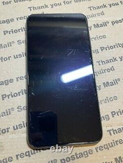 Apple iPhone XS Max 256GB Space Gray Unlocked A1921 Cracked LCD Spot Screen Back
