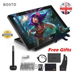 BOSTO 15.6 Inch Artist Graphics LCD Drawing Tablet Monitor Board With Stylus Pen