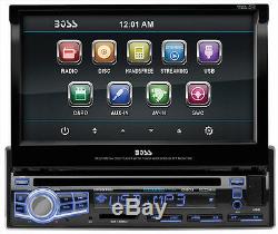 Boss Bv9976b Car Dvd Player 7 Touchscreen Lcd Single Din Dvd Video, Video