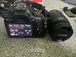 Canon EOS 100D 18.0 MP Digital SLR Camera Black EXCELLENT CONDITION