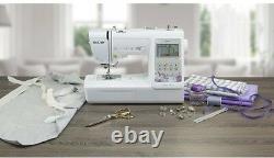Computerized Sewing Embroidery Machine LCD Touch Screen USB Port Import Designs