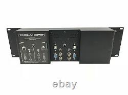 DELVCAM DELV-7HDRM HD/Analog Dual Rackmount LCD Monitor with Touchscreen
