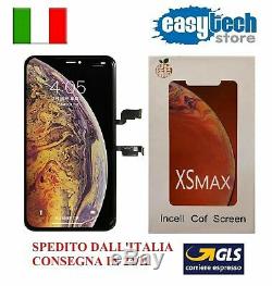 DISPLAY LCD Schermo Vetro Per iPhone XS MAX In- Cell Touch Screen NERO