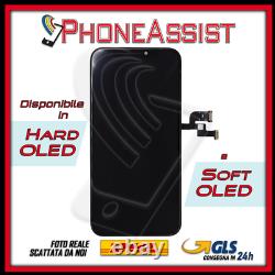 DISPLAY SCHERMO Per iPhone X OLED SOFT / HARD TOUCH SCREEN TFT LCD ORIGINALE GX