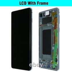 Display LCD Touch + Screen Digitizer Frame For Samsung Glaxy S10 Plus G975? 113+
