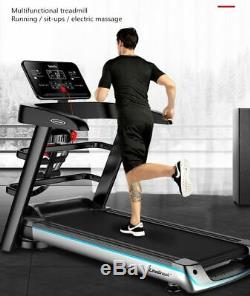 Folding Treadmill Home Exercise Bluetooth Speakers HD LCD Screen Multifunctional