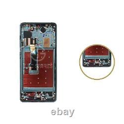 For Huawei P30 Pro Fingerprint Supported Touch Screen LCD VOG-L09 L29 With Frame