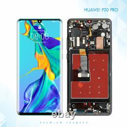 For Huawei P30 Pro VOG-L09 L29 Touch Screen LCD Fingerprint Support With Frame