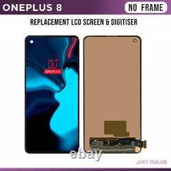 For OnePlus 8 Original AMOLED OLED LCD Touch Screen Digitizer Display Black UK