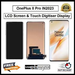 For OnePlus 8 Pro / 1+8 Pro Display Screen Touch Digitizer Replacement LCD