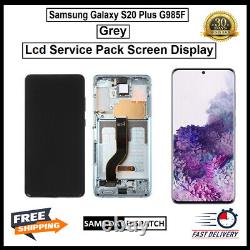 For Samsung Galaxy S20 Plus / SM-G985F Grey Display Screen Touch Replacement LCD