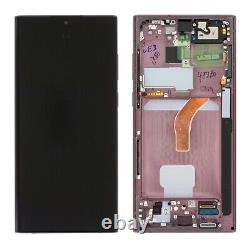 For Samsung Galaxy S22 Ultra S908 OLED LCD Touch Screen Display Digitizer Purple