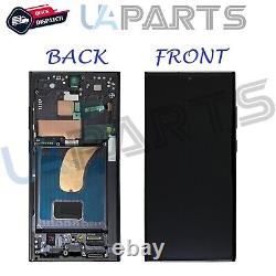 For Samsung Galaxy S23 Ultra 5G S918B/DS/U OLED LCD Touch Screen Display + Frame