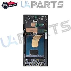 For Samsung Galaxy S23 Ultra 5G S918B/DS/U OLED LCD Touch Screen Display + Frame