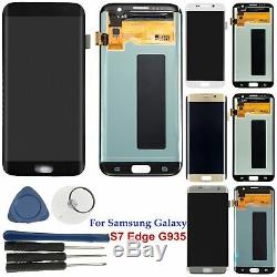 For Samsung Galaxy S7 Edge G935F LCD Display +Touch Screen Digitizer Black Cover