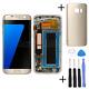 For Samsung Galaxy S7 Edge G935f Lcd Touch Screen Display Digitizer + Frame Gold