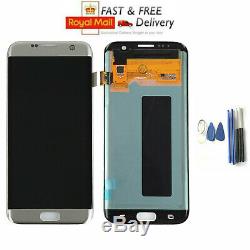 For Samsung Galaxy S7 Edge SM-G935F LCD Display Touch Screen Digitizer Silver UK