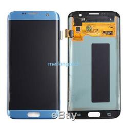 For Samsung Galaxy S7 edge G935F Amoled LCD Display Touch Screen Digitizer blue