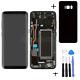 For Samsung Galaxy S8 G950f Lcd Display Touch Screen Schwarz+rahmen+cover+tool