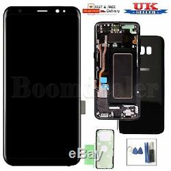 For Samsung Galaxy S8 G950 SM-G950F LCD Display Touch Screen Digitizer &Frame UK