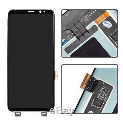 For Samsung Galaxy S8 LCD Display Touch Screen Digitizer Assembly Black Replace