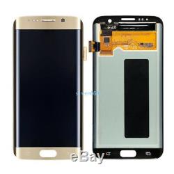 For Samsung Galaxy s7 edge G935F G935 LCD Display Touch screen gold+cover+tool