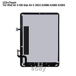 For iPad Air 5 (2022) 10.9 5th Generation LCD Screen Touch Digitizer Replacement