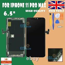 For iPhone 11 Pro Max Screen Replacement LCD Display Touch Digitizer OLED Black
