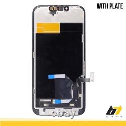 For iPhone 13 OLED Touch Screen Display Digitizer Dust Proof Assembly LCD Black