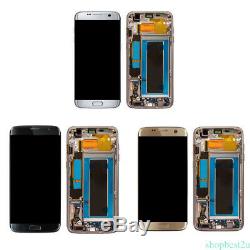 Full LCD Display Screen Touch Digitizer Frame For Samsung Galaxy S7 Edge G935F