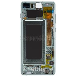 Für Samsung Galaxy S10+ Plus G975F LCD Display Touch Screen Glas Bildschirm Grün