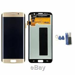 Für Samsung Galaxy S7 Edge G935F LCD Display Touch screen Digitizer Silber Glas