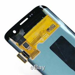Für Samsung Galaxy S7 Edge G935F LCD Display Touch screen Digitizer Silber Glas