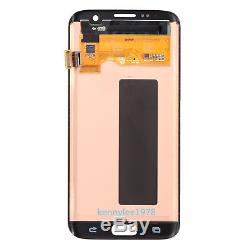 Für Samsung Galaxy S7 Edge G935F LCD Display Touchscreen Digitizer schwarz+cover