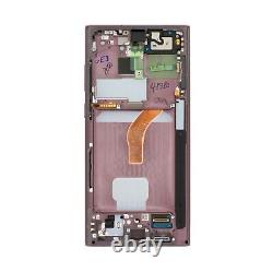 GENUINE Samsung Galaxy S22 PINK LCD Display Touch Screen Digitizer With Frame UK