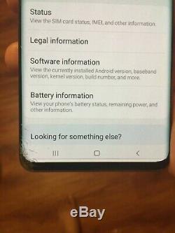 Galaxy S10 Plus 128GB T-Mobile Check Esn cracked front bad lcd