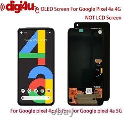 Genuine Google Pixel 4a 4G OLED LCD Display Touch Screen Replacement Digitizer