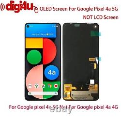 Genuine Google Pixel 4a 5G OLED LCD Display Touch Screen Digitizer Replacement