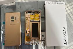 Genuine SERVICE PACK Samsung Galaxy S9 G960 LCD Touch Screen Display gold